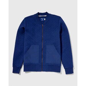 United By Blue Impact Bomber Jacket Navy Quilted Size S